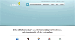 Desktop Screenshot of colibris.be